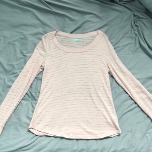 Baby Pink Long-Sleeved Shirt